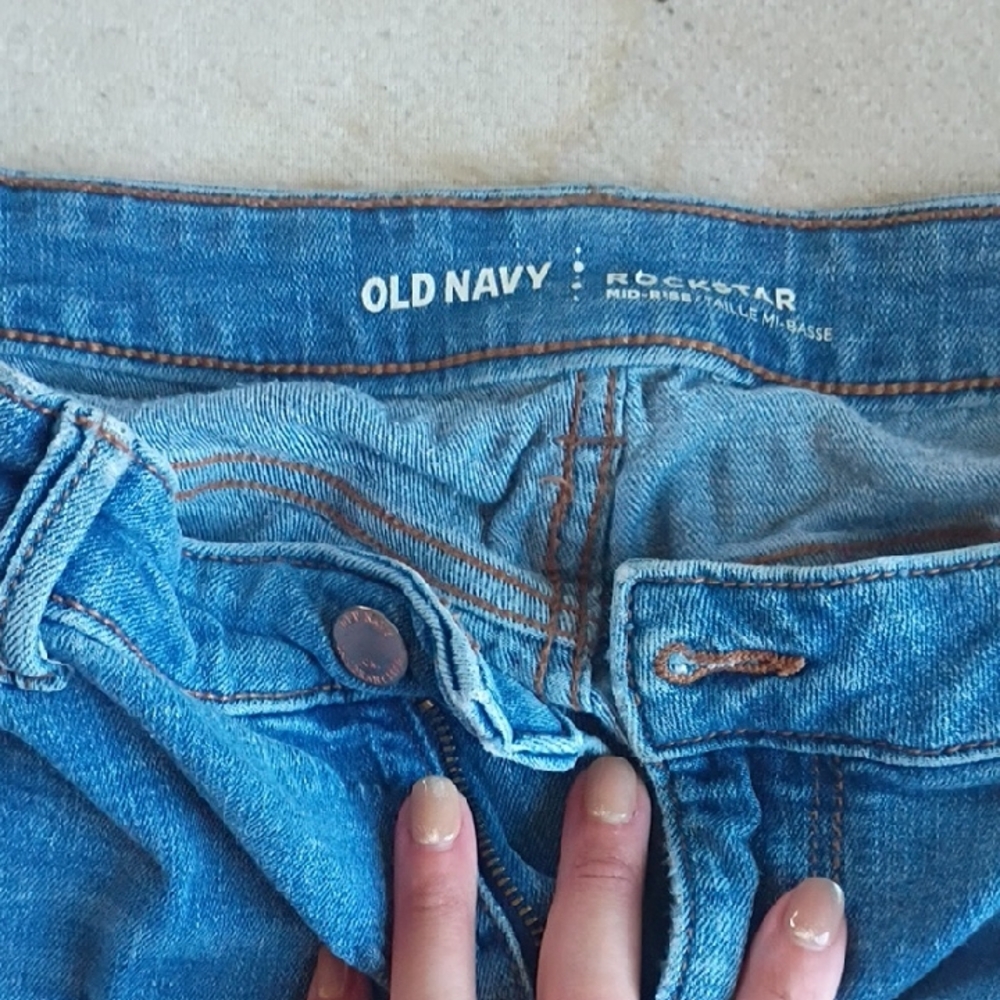Old Navy Rockstar mid rise Jeans